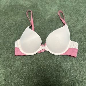 PINK Bra-Beige/Wine color